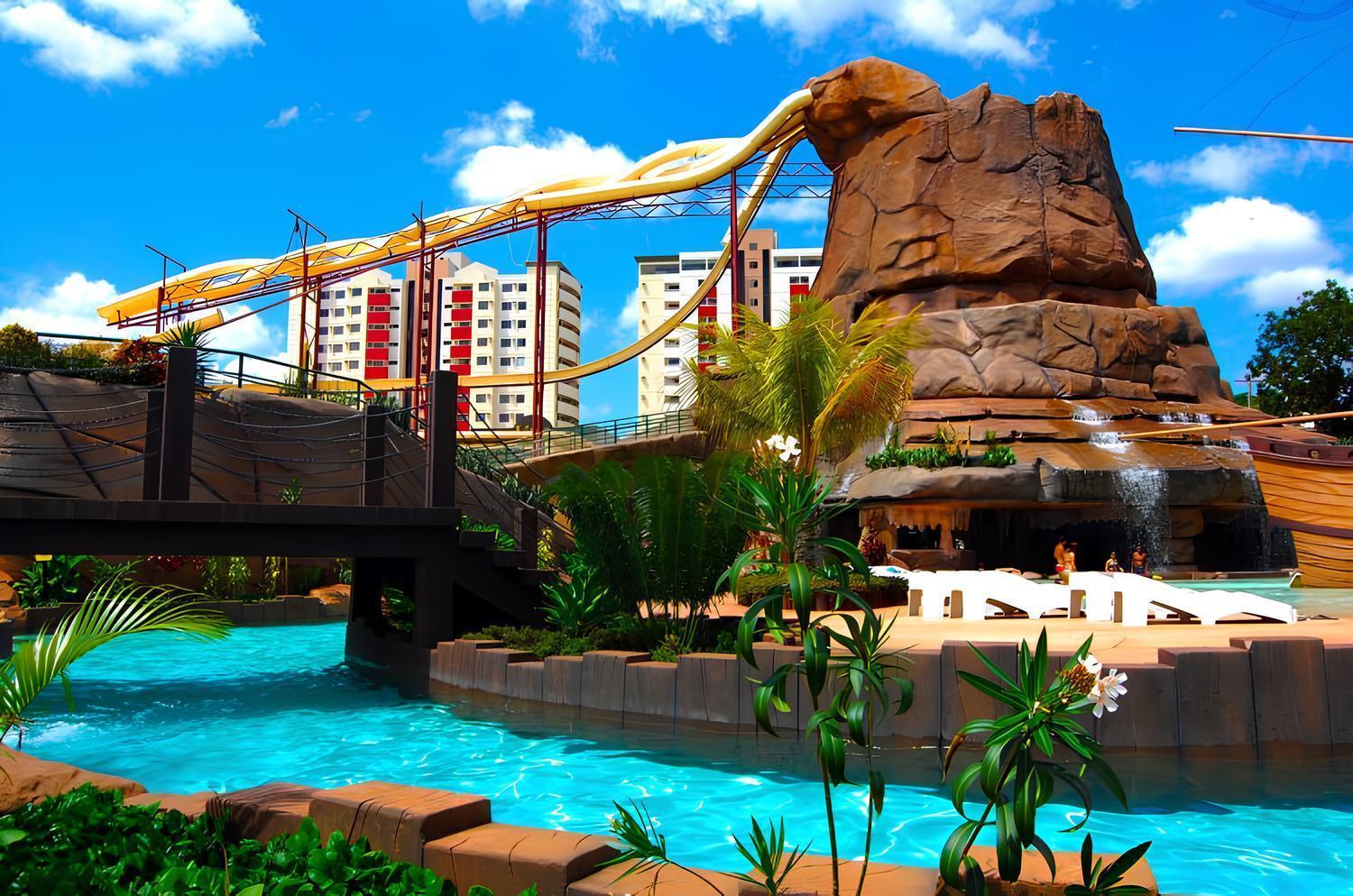 Piazza Diroma Com Acesso Ao Acqua Park Apartment Caldas Novas Bagian luar foto